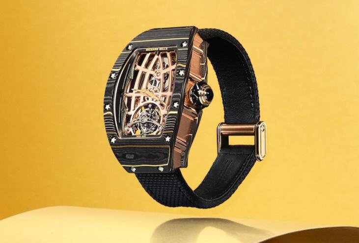 Swiss fake watches are textured for the rubber straps.